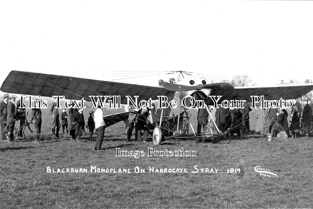 YO 3100 - Blackburn Monoplane On Harrogate Stray, Yorkshire