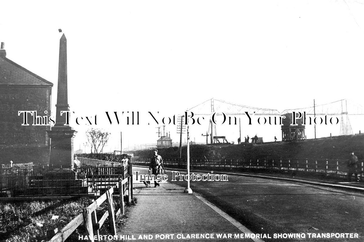 YO 3142 - Transporter Bridge & Haverton Hill, Middlesbrough, Yorkshire c1920