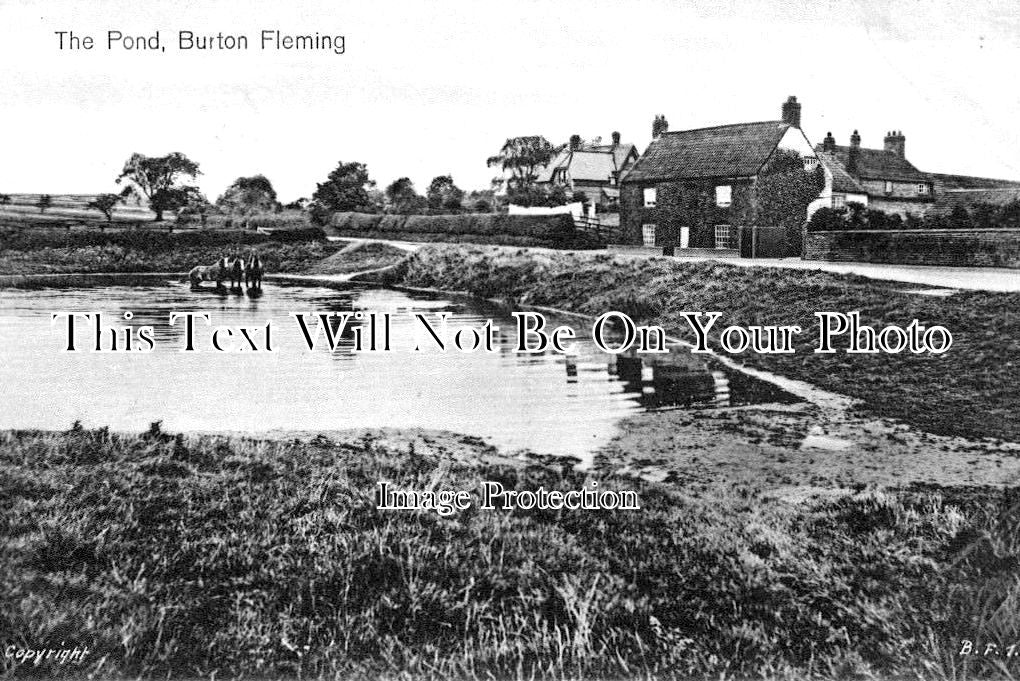 YO 3143 - The Pond, Burton Fleming, Yorkshire