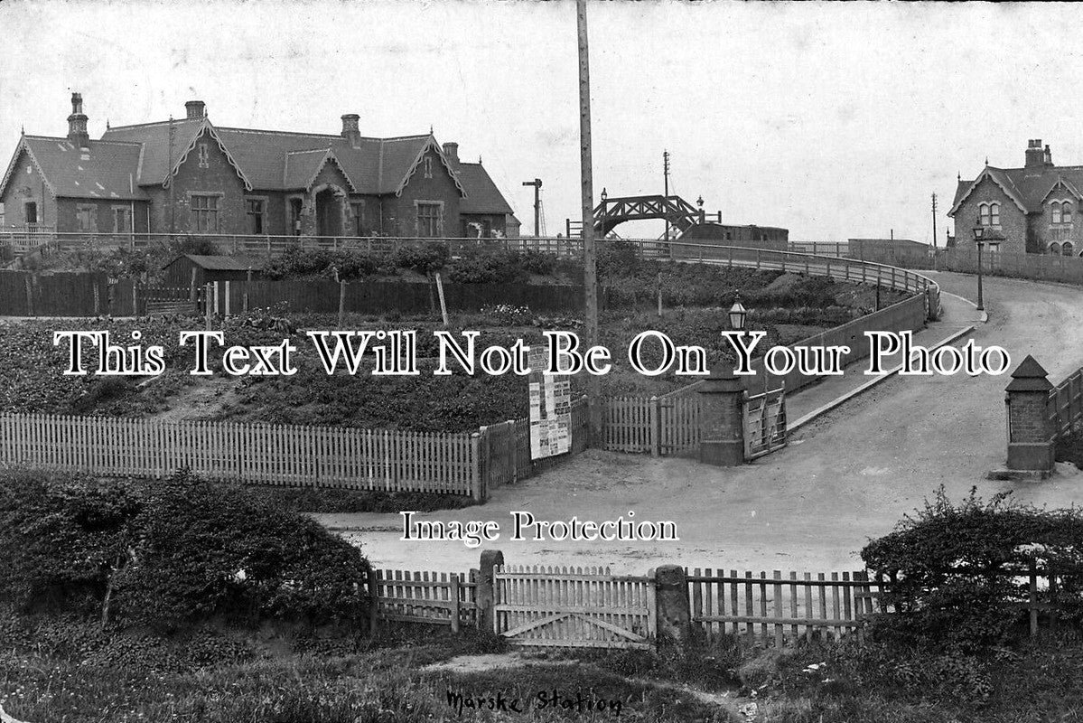 YO 32 - Marske Railway Station, Yorkshire c1903