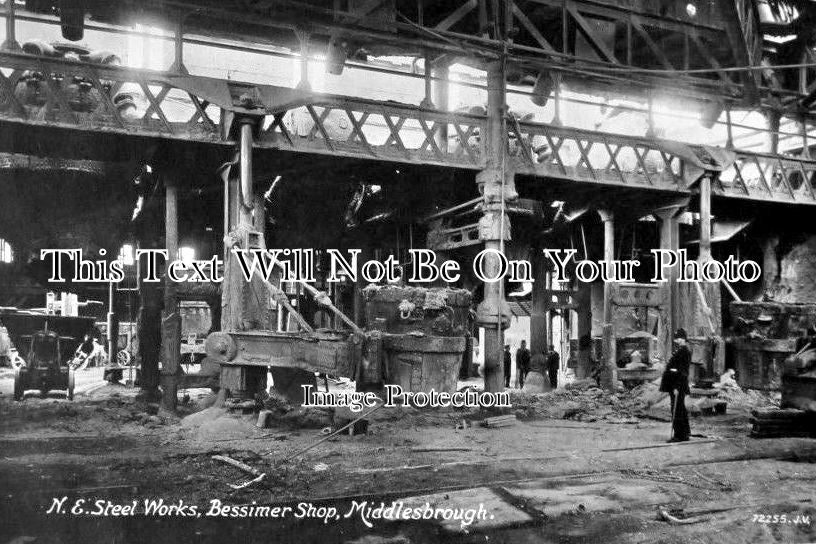 YO 3256 - Steel Works Bessimer Shop, Middlesbrough, Yorkshire