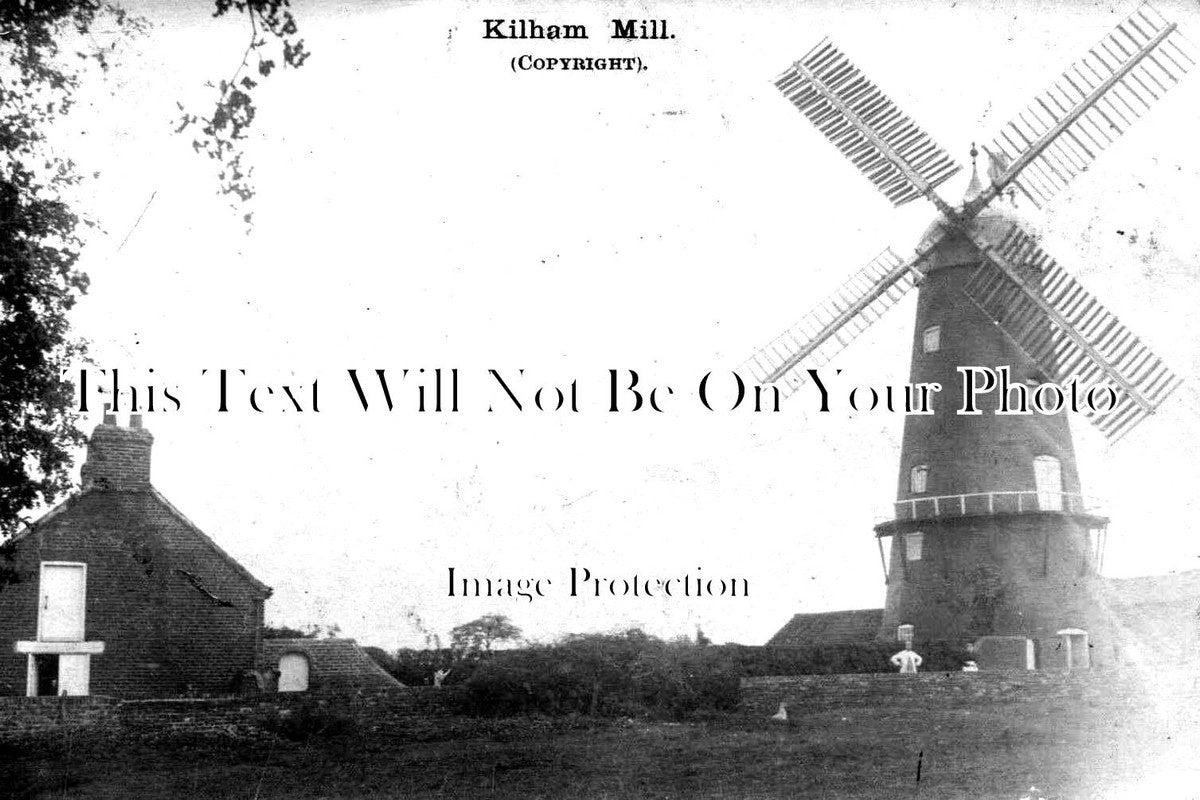YO 3331 - Kilham Windmill, Yorkshire c1905 – JB Archive