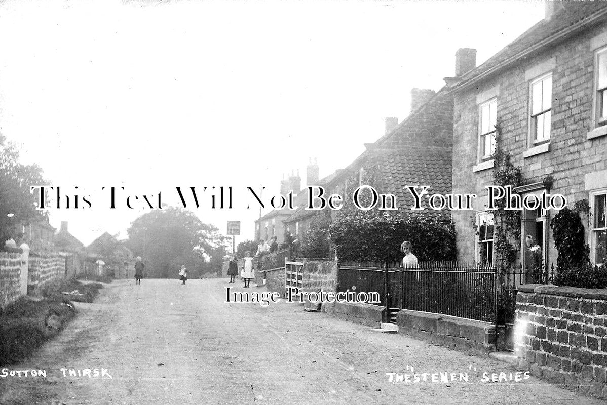 YO 3338 - Village Street, Sutton, Yorkshire c1908