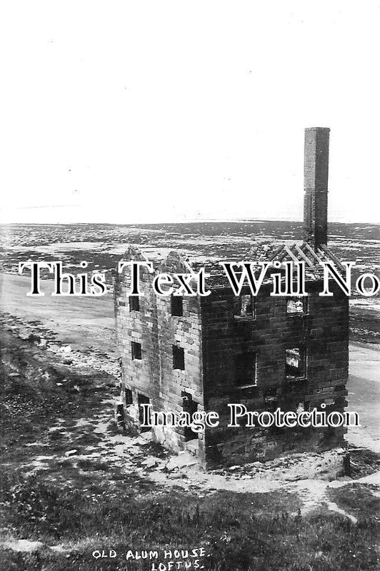 YO 3386 - Old Alum House, Loftus, Yorkshire c1912