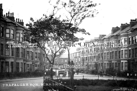 YO 3404 - Trafalgar Square, Scarborough, Yorkshire c1906