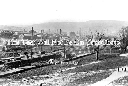 YO 3460 - Keighley From Spring Bank, Yorkshire