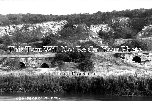 YO 3482 - Conisbrough Cliffs, Yorkshire