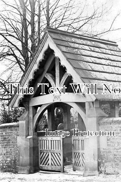 YO 3502 - St Oswalds Church Lychgate, Fulford, York, Yorkshire