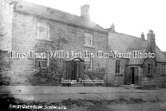 YO 3504 - Kirkby Overblow School, Yorkshire
