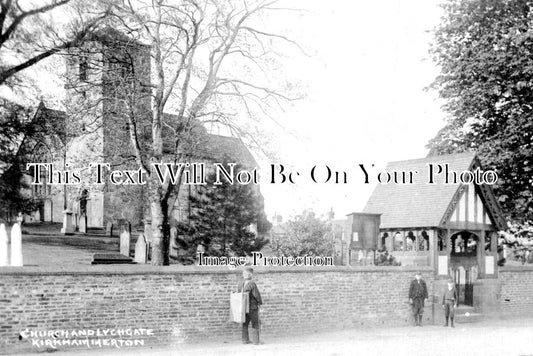 YO 3522 - Kirkhammerton Church & Lychgate, Yorkshire