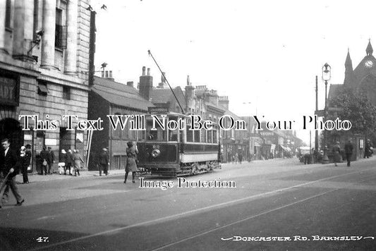 YO 3532 - Doncaster Road, Barnsely, Yorkshire c1916