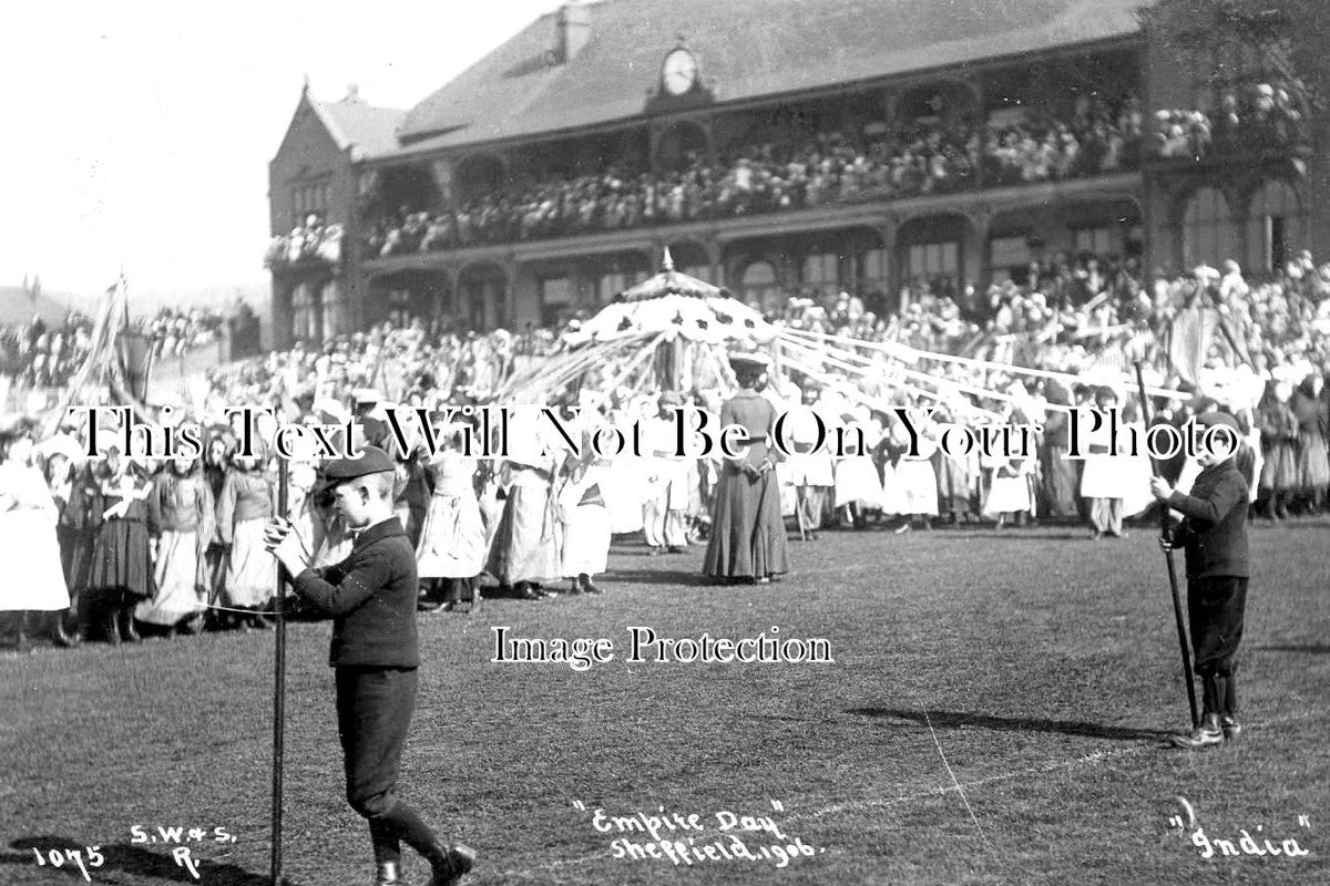 YO 3535 - Empire Day Pageant, Sheffield, Yorkshire 1906