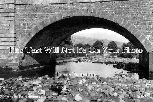 YO 3541 - Yore Bridge, Bainbridge, Wensleydale, Yorkshire