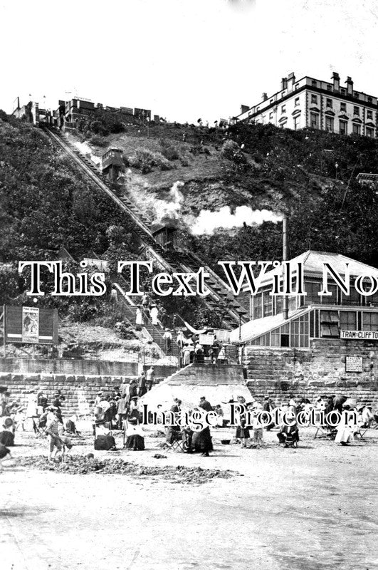 YO 3544 - Tramway From Childrens Corner Scarborough, Yorkshire c1907