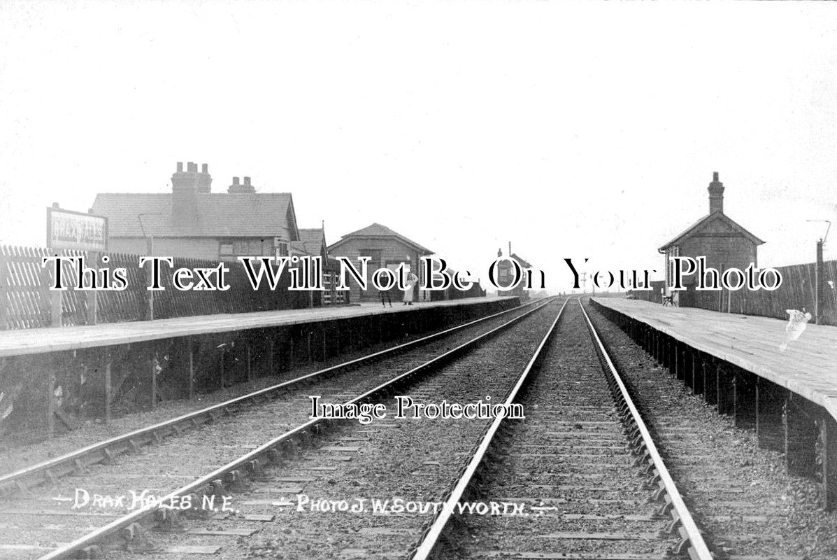 YO 3610 - Drax Hales North Eastern Railway Station, Yorkshire