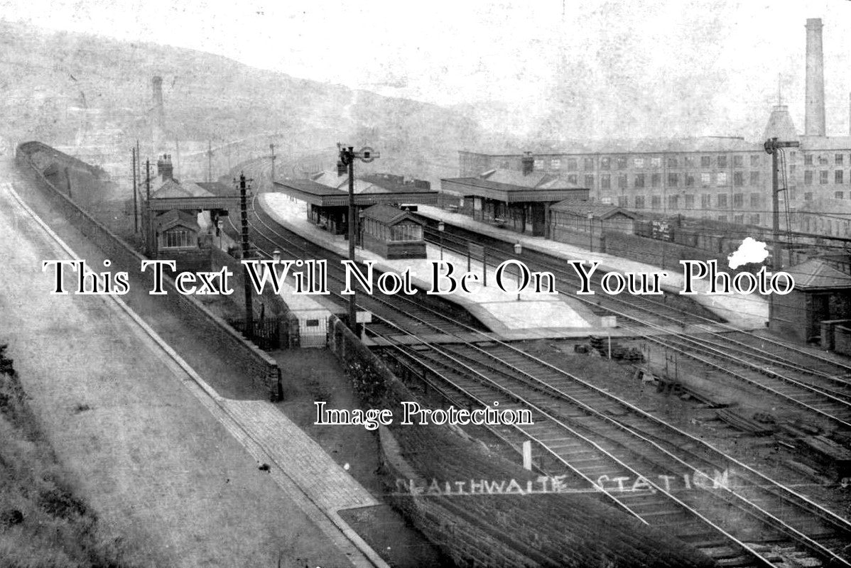 YO 3623 - Slaithwaite Railway Station, Yorkshire