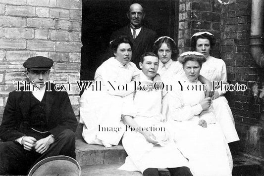 YO 3635 - Staff At Dalton Hall, Dalton Holme, Beverley, Yorkshire c1910