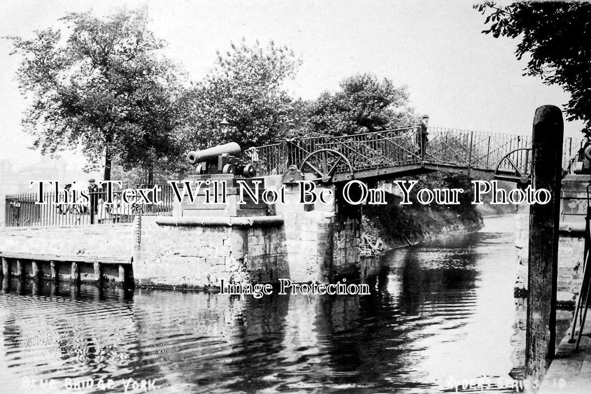 YO 365 - The Blue Bridge, York, Yorkshire c1910