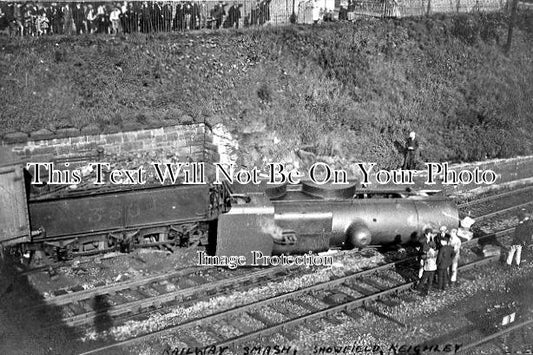 YO 3652 - Railway Accident, Showfield, Keighley, Yorkshire