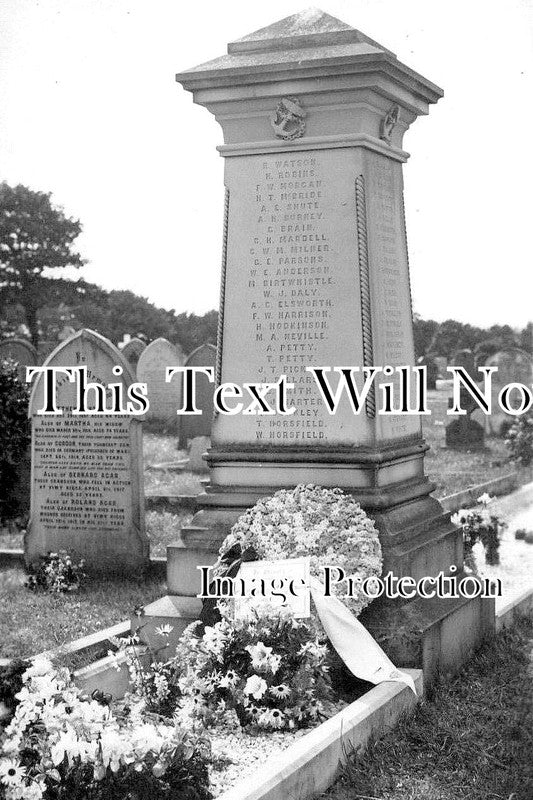 YO 3660 - Memorial In Whitby Graveyard, Yorkshire