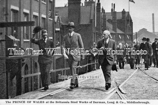 YO 369 - The Prince Wales Britannia Steel Works, Middlesborough, Yorkshire