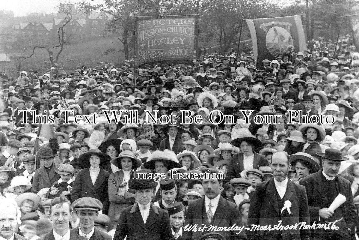 YO 3721 - Sheffield Whit Monday Meersbrook Park Heeley Mission, Yorkshire