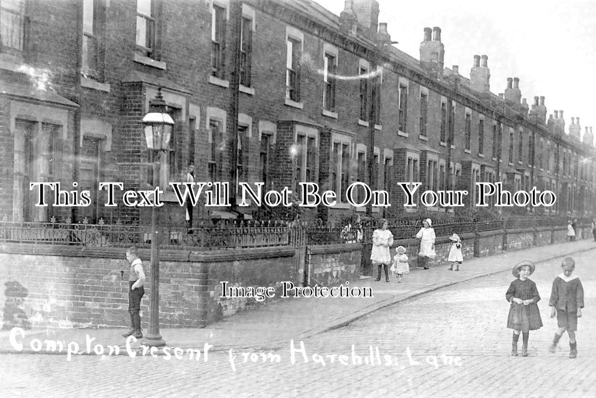 YO 3769 - Compton Crescent From Harehills Lane, Leeds, Yorkshire