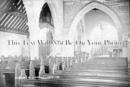 YO 3777 - Interior Of St Laurance, Downton, Yorkshire