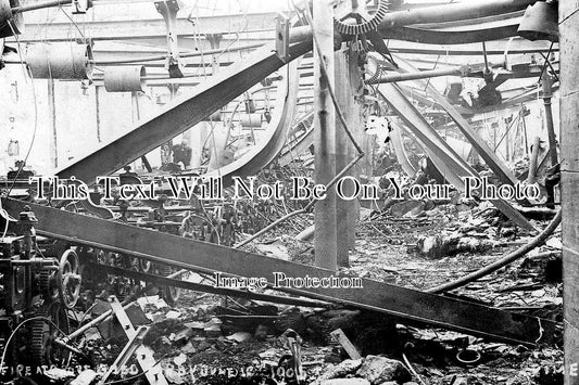 YO 3783 - Fire At Grove Shed, Earby, Yorkshire c1905