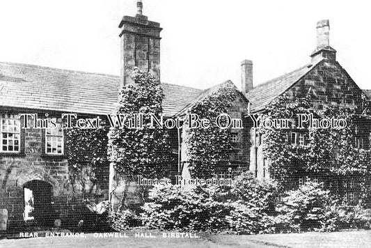 YO 3811 - Rear Entrance To Oakwell Hall, Birstall, Yorkshire
