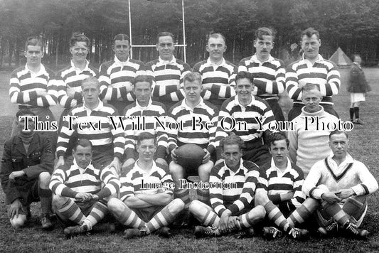 YO 3846 - Linton On Ouse RAF Rugby Team, Yorkshire c1940