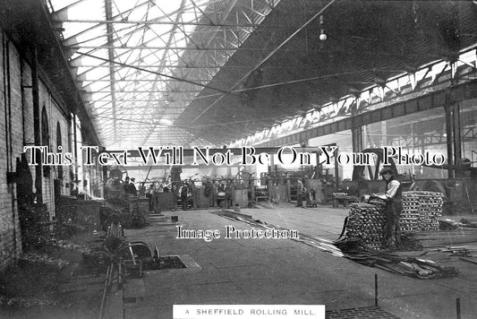 YO 3858 - Rolling Mill Interior, Sheffield, Yorkshire