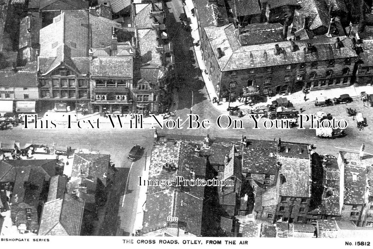 YO 3859 - Otley Cross Roads From The Air, Yorkshire
