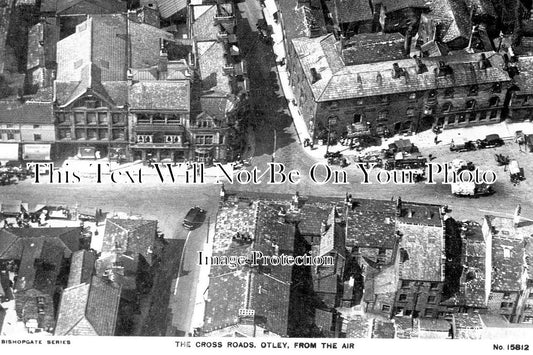 YO 3859 - Otley Cross Roads From The Air, Yorkshire