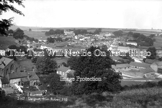 YO 3867 - Langtoft From Robert Hill, Yorkshire