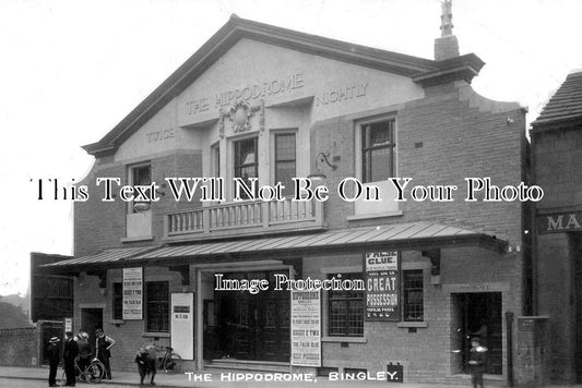 YO 3873 - Hippodrome Theatre, Bingley, Bradford, Yorkshire c1918