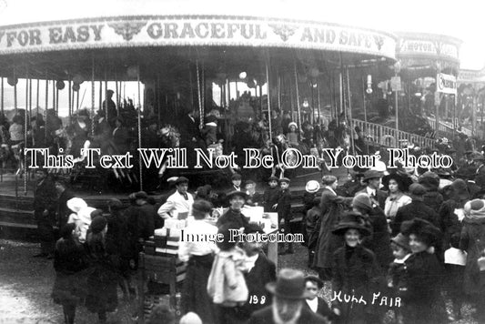 YO 3915 - Hull Fair Horses Carouselle, Yorkshire