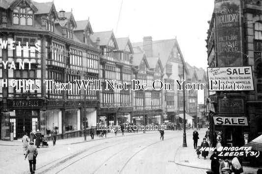 YO 3955 - Rothwells Ltd, House Furnishers, New Briggate, Leeds, Yorkshire c1926
