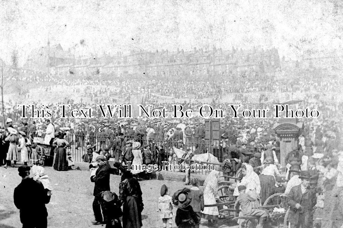 YO 3970 - Whit Monday, Crookesmoor, Sheffield, Yorkshire 1905