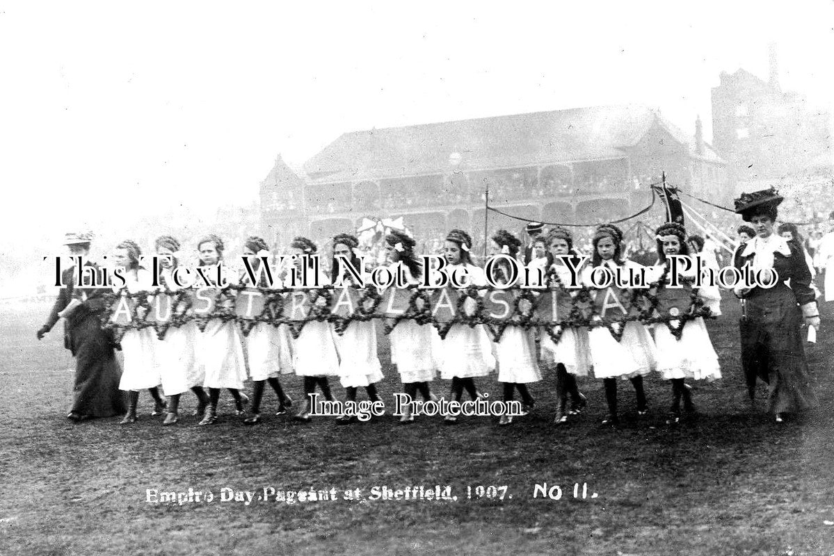 YO 3987 - Empire Day Pageant, Sheffield, Yorkshire 1907