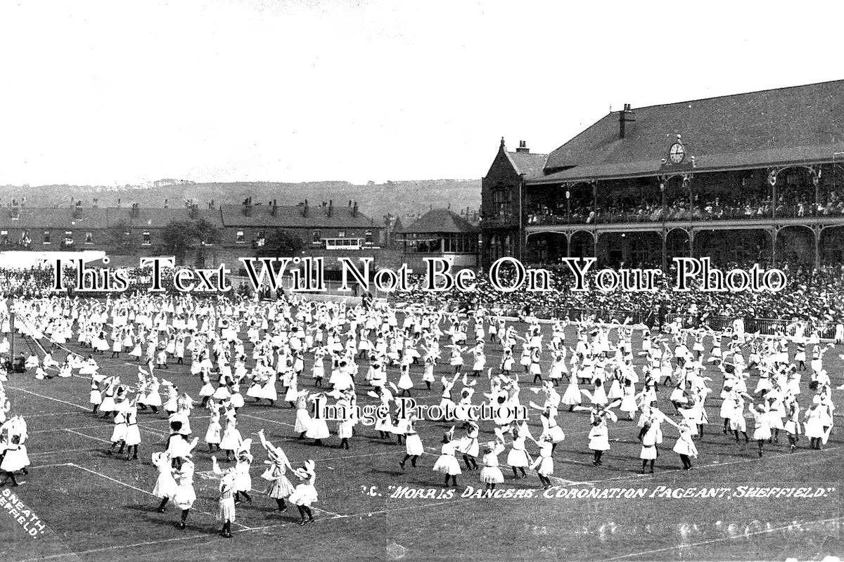 YO 3990 - Sheffield Cricket Ground, Coronation Pageant, Yorkshire