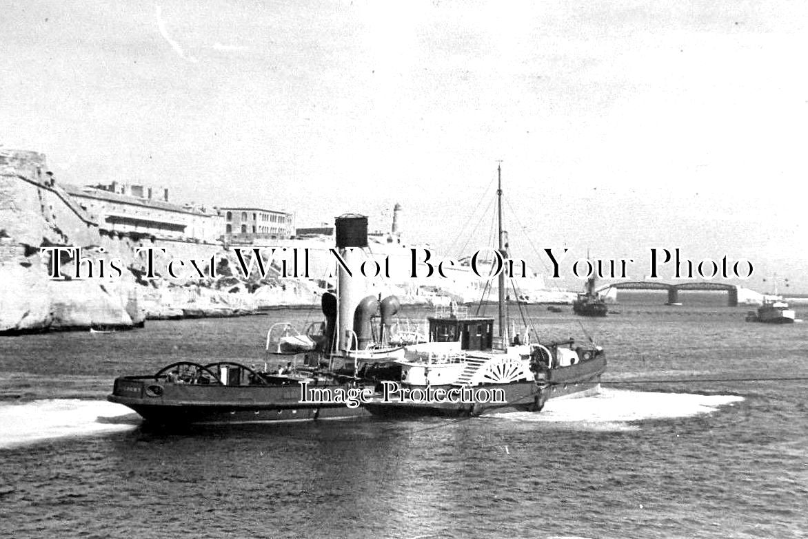 YO 4001 - Hull Built Tugboat HMS Hellespont At Malta