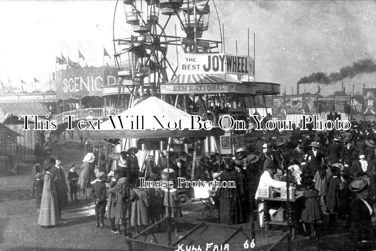 YO 4008 - Joy Wheel, Hull Fair, Yorkshire c1910