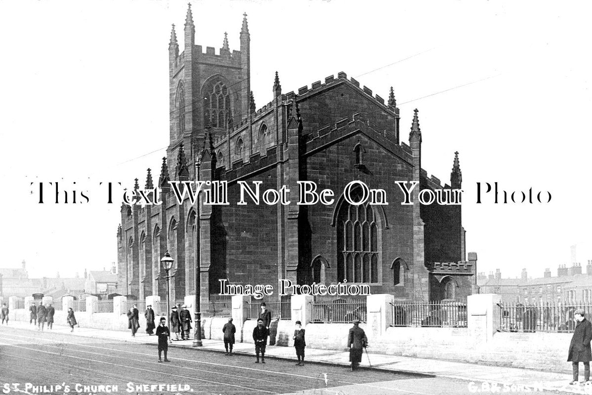 YO 4029 - St Philips Church, Sheffield, Yorkshire