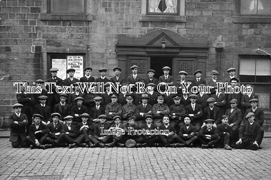 YO 409 - Enlisted Men, Todmorden, Yorkshire WW1