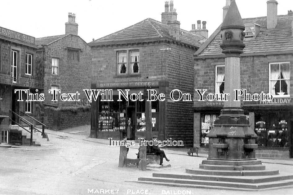 YO 4120 - Market Place, Baildon, Bradofrd, Yorkshire c1920