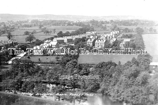 YO 4152 - Totley Rise View Of Village & River, Yorkshire