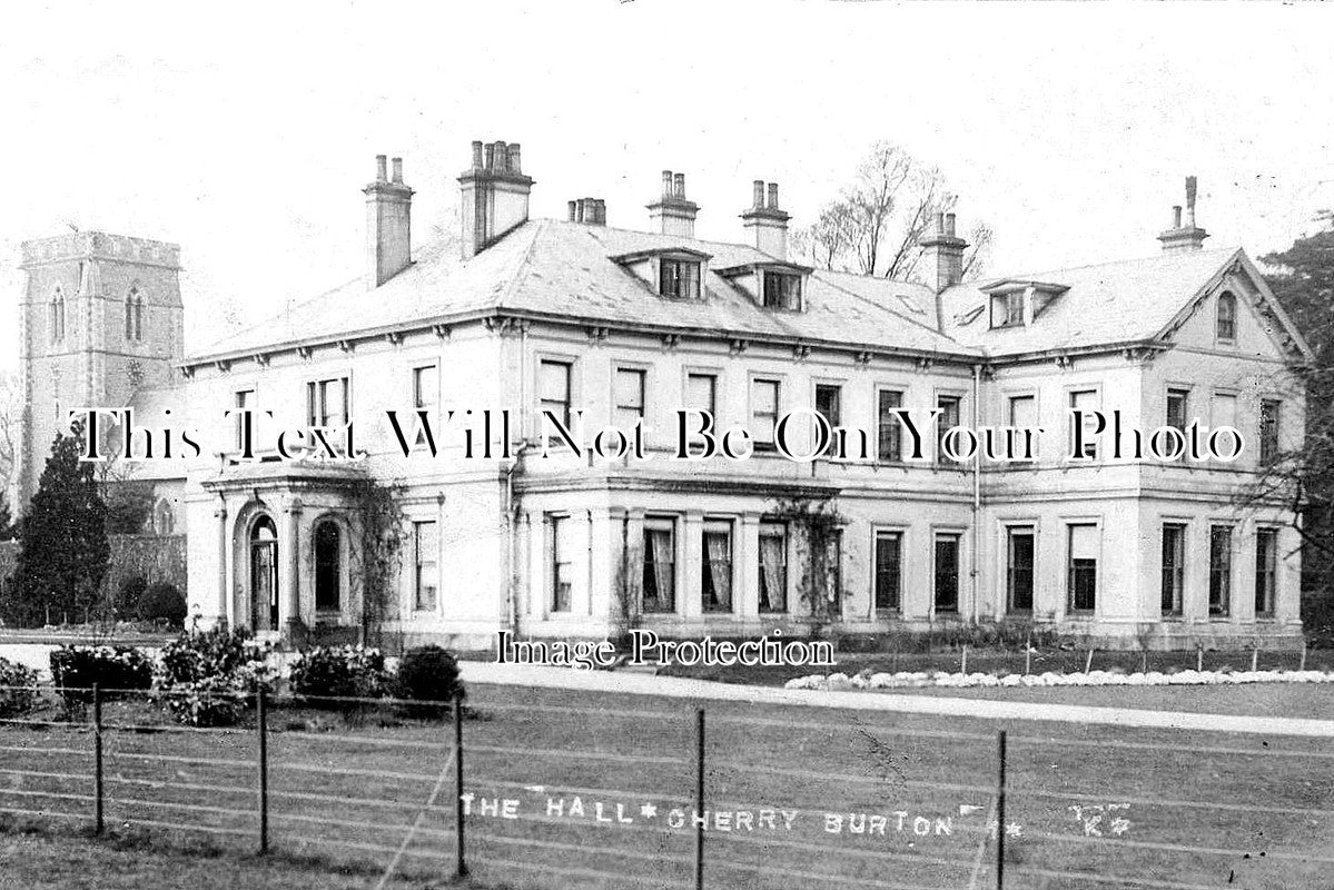 YO 4155 - The Hall, Cherry Burton, Yorkshire c1907