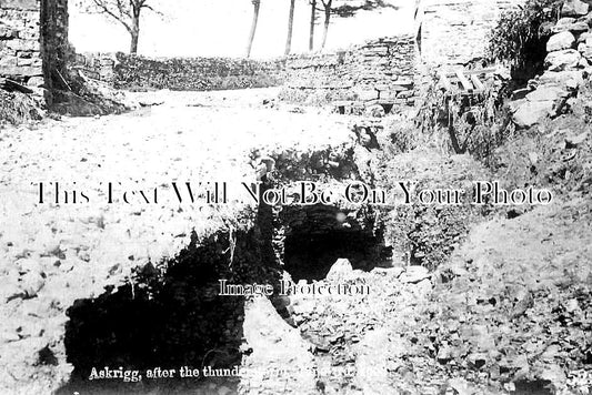 YO 4180 - Askrigg After The Thunderstorm, Wensleydale, Yorkshire 1909
