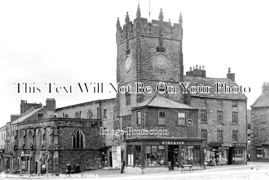 YO 4188 - Holy Trinity Church, Richmond, Yorkshire c1917